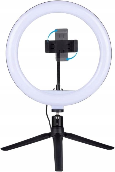 LAMPA PIERŚCIENIOWA LED SELFIE RING RGB GRUNDIG 150 LED + MINI STATYW