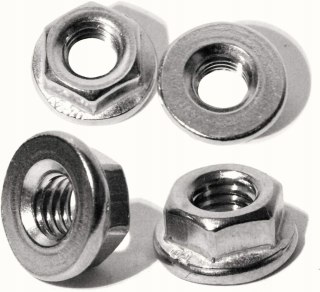 NAKRĘTKA KOŁNIERZOWA M6 NIERDZEWNA DIN6923 A2 V2A M6 200 SZTUKI