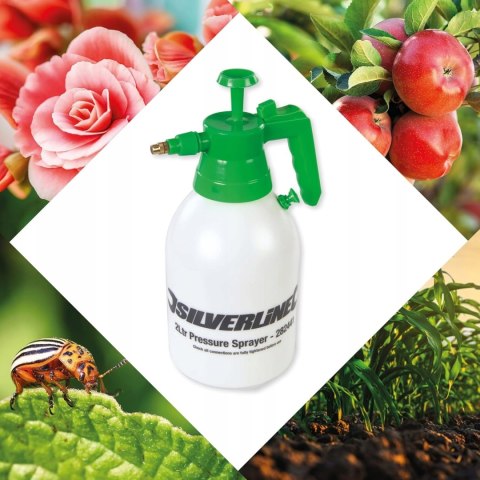 OPRYSKIWACZ Z POMPKĄ CIŚNIENIOWY SILVERLINE 2L 282441