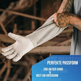 RĘKAWICE ROBOCZE SKÓRZANE SKÓRA BYDLĘCA LAUTER SCHUTZ R. L