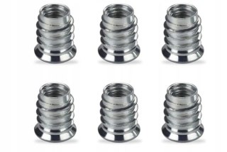 ZESTAW MUFA TULEJE WKŁADOWE GWINTOWE M10x20MM 7 SZTUK