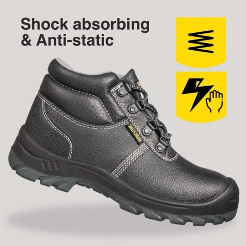 BUTY OCHRONNE ROBOCZE SAFETY JOGGER BESTBOY S3 ROZ. 48