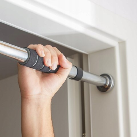 DRĄŻEK ROZPOROWY DO PODCIĄGANIA ĆWICZEŃ ULTRASPORT CHROM SREBRNY