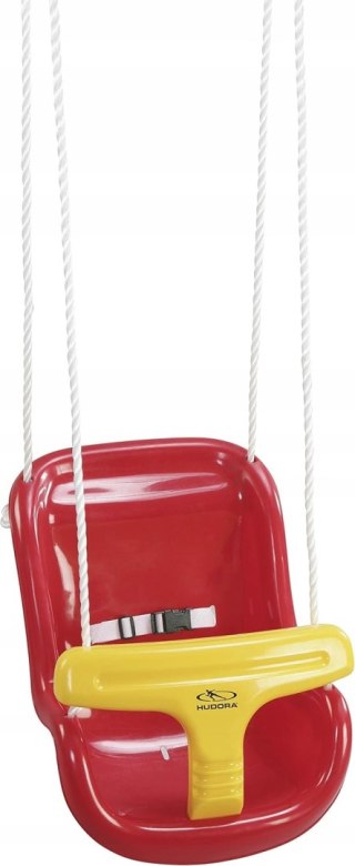 HUŚTAWKA OGRODOWA DLA NIEMOWLĄT DZIECI HUDORA Z REGULACJĄ CZERWONA