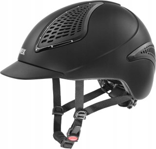 KASK JEŹDZIECKI UVEX EXXENTIAL II XXS-S 52-55CM CZARNY GLAMOUR BLACK MAT