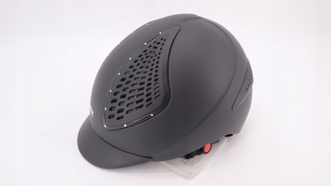 KASK JEŹDZIECKI UVEX EXXENTIAL II XXS-S 52-55CM CZARNY GLAMOUR BLACK MAT
