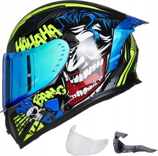 KASK MOTOCYKLOWY ILM ILM-Z501 L 59-60CM SURPRISE YELLOW + PINLOCK