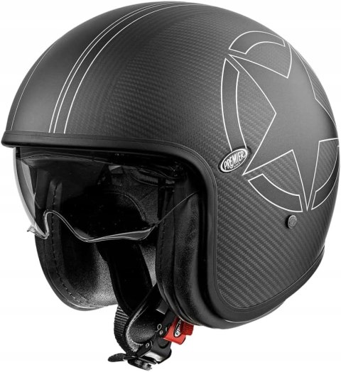 KASK MOTOCYKLOWY PREMIER EVO STAR VINTAGE CARBON BM R. L 58CM