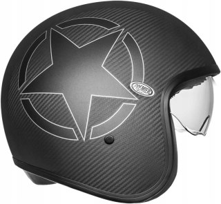 KASK MOTOCYKLOWY PREMIER EVO STAR VINTAGE CARBON BM R. L 58CM