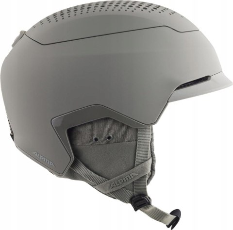 KASK NARCIARSKI SNOWBOARDOWY ALPINA GEMS L 59-63CM SZARY