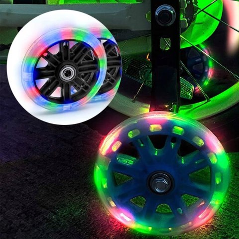 KÓŁKA BOCZNE ŚWIECĄCE DO ROWERKA DZIECIĘCEGO UNIWERSALNE 12-20'' NIEBIESKIE