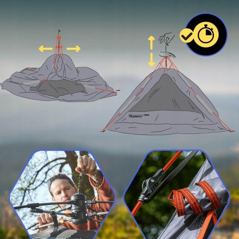 NAMIOT TURYSTYCZNY KEMPINGOWY POP UP LUMALAND WHERE TOMORROW