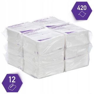 ŚCIERECZKI DO CZYSZCZENIA KIMBERLY-CLARK KIMTECH PURE 12x35 SZTUK 420 SZTUK