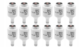 16x WŁĄCZNIK NADPRĄDOWY BEZPIECZNIK TOPIKOWY 10A DII E27 R021