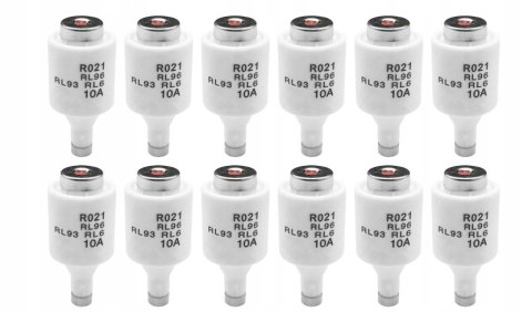 16x WŁĄCZNIK NADPRĄDOWY BEZPIECZNIK TOPIKOWY 10A DII E27 R021