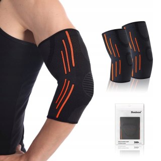 2x OPASKA ŚCIAGĄCZ STABILIZATOR ŁOKCIA TENISISTY R. L DUALCECO 2 SZTUKI