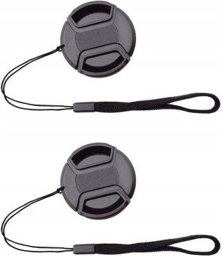 2x OSŁONA DEKIELEK ZAŚLEPKA NA OBIEKTYW 55MM AF-P NIKKOR 18-55MM