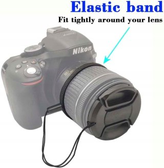 2x OSŁONA DEKIELEK ZAŚLEPKA NA OBIEKTYW 55MM AF-P NIKKOR 18-55MM