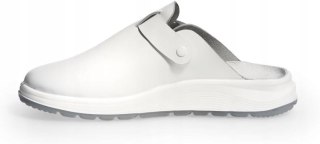 BUTY OBUWIE MEDYCZNE KLAPKI ABEBA 87050 LACZKI BIAŁE R. 42