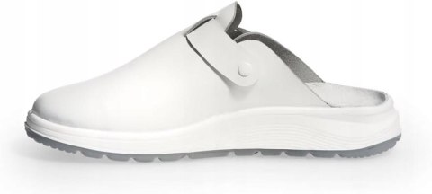 BUTY OBUWIE MEDYCZNE KLAPKI ABEBA 87050 LACZKI BIAŁE R. 42