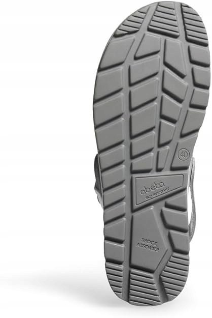 BUTY OBUWIE MEDYCZNE KLAPKI ABEBA 87050 LACZKI BIAŁE R. 42