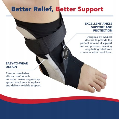 DR. ARTHRITIS ORTEZA STAWU SKOKOWEGO KOSTKI STABILIZATOR LEWY