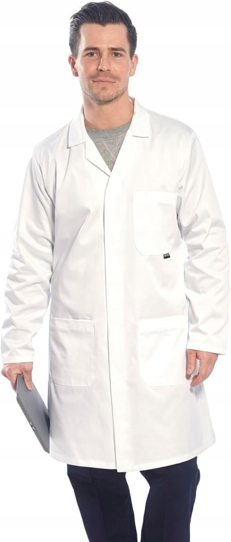 FARTUCH MĘSKI ROBOCZY PORTWEST 2852 BIAŁY R. XL