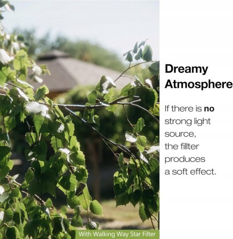 FILTR EFEKTOWY GWIAZDKOWY WALKING WAY STAR 8-PUNKTOWY 52MM