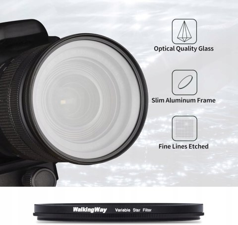 FILTR EFEKTOWY GWIAZDKOWY WALKING WAY STAR 8-PUNKTOWY 52MM
