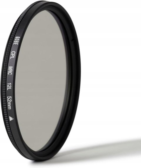 FILTR POLARYZACYJNY CPL FOTOGRAFICZNY OBIEKTYWU GOBE 52MM