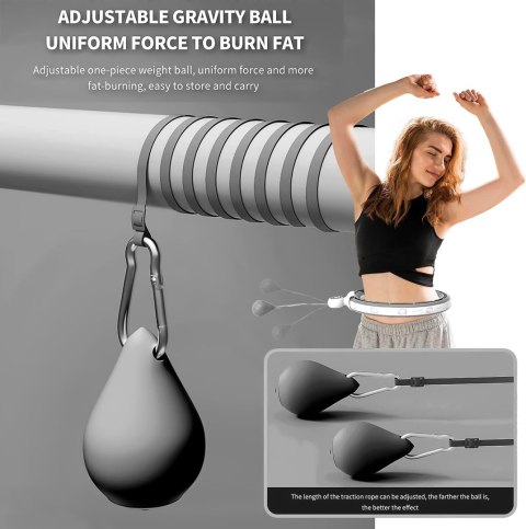 HULAHOP HULA HOP SKŁADANE Z OBCIĄŻENIEM ODCHUDZAJĄCE LICZNIK K-MART RÓŻOWE