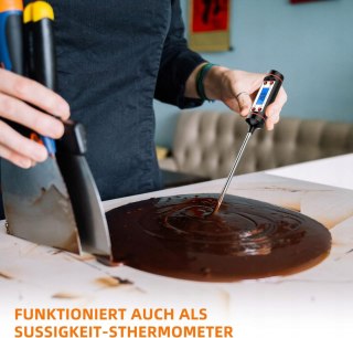 KUCHENNY TERMOMETR CYFROWY LCD Z SONDĄ DO POTRAW ANSTA