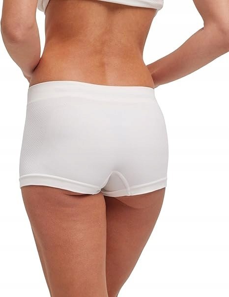 MAJTKI DAMSKIE FALKE BIAŁE BIELIZNA SPORTOWA HIPSTER R. M