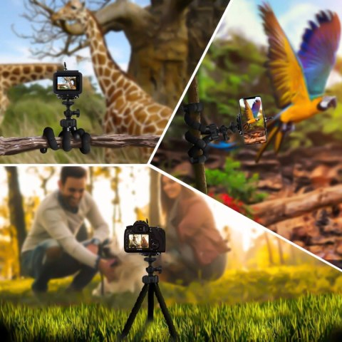 MINI STATYW TRIPOD ELASTYCZNY DO TELEFONU GOPRO APARATU