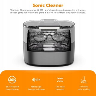 MYJKA ULTRADŹWIĘKOWA DO OKULARÓW BIŻUTERII DEZYNFEKCJA 750ML