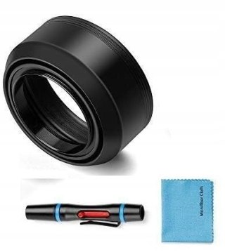 OSŁONA PRZECIWSŁONECZNA TULIPAN GUMOWA 62MM + PIÓRO DO CZYSZCZENIA