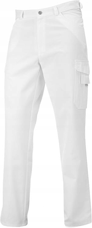 SPODNIE GASTRONOMICZNE MEDYCZNE MĘSKIE BP R. 2XL BIAŁE