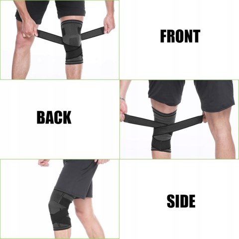 STABILIZATOR KOLANA ŚCIĄGACZ OCHRANIACZ OPASKA ACL MILAIUN R. XL