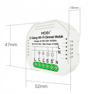 STEROWNIK INTELIGENTNY SMART LIFE ŚCIEMNIACZ LUMIERE DIY ALEXA MOES