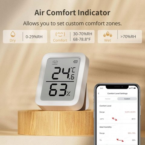 SWITCHBOT INTELIGENTNY TERMOMETR HIGROMETR WEWNĘTRZNY PLUS