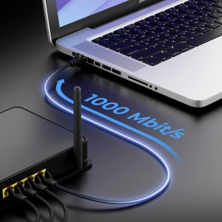 2x KABEL SIECIOWY RJ-45 CAT6 0.5M ETHERNET LAN DSL KRÓTKI 2 SZTUKI