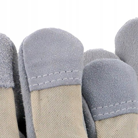 5x RĘKAWICE ROBOCZE SKÓRZANE BUDOWALNE OGRODOWE GUARD 5 R. 11