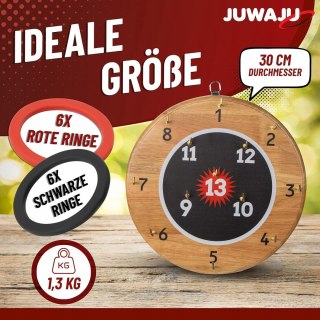 DREWNIANA TABLICA RZUTKI OBRĘCZE KÓŁKA GRA ZRĘCZNOŚCIOWA