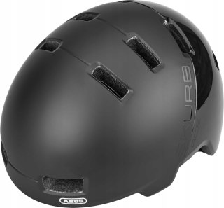 KASK ROWEROWY MIEJSKI ABUS SKURB ACE S 52-56CM CZARNY VELVET BLACK
