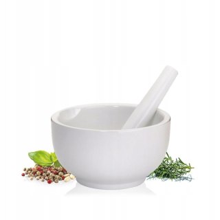 MOŹDZIERZ KUCHENNY PORCELANOWY DO PRZYPRAW I ZIÓŁ 7CM