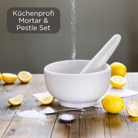 MOŹDZIERZ KUCHENNY PORCELANOWY DO PRZYPRAW I ZIÓŁ 7CM