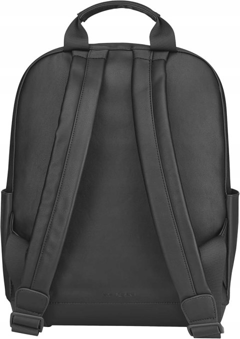 PLECAK BIZNESOWY NA LAPTOPA ELEGANCKI CZARNY WIZYTOWY WYGODNY MOLESKINE