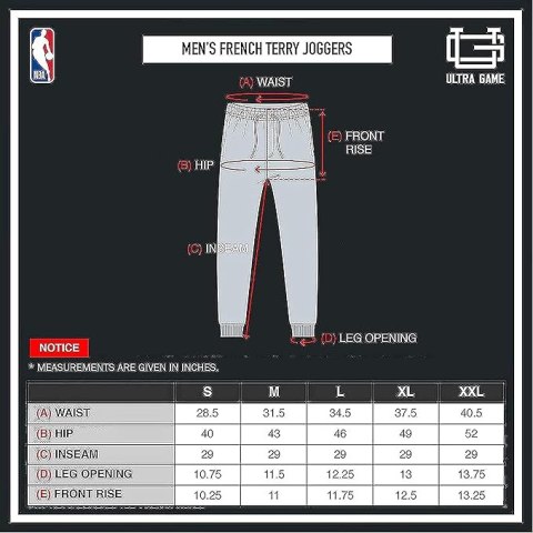 SPODNIE DRESOWE MĘSKIE ULTRA GAME NBA GRANATOWE R. S