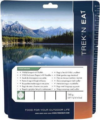 TREK'N EAT WEGETARIAŃSKI RAGOUT SOJOWE Z MAKARONEM I GRZYBAMI LEŚNYMI 160g