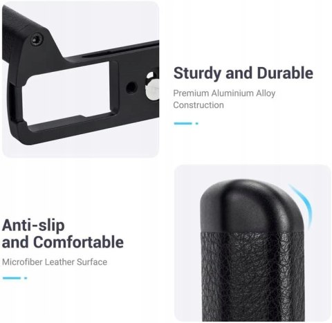 UCHWYT GRIP HANDGRIP JJC HG-XT5 DO FUJIFILM MHG-XT5 X-T5 CZARNY